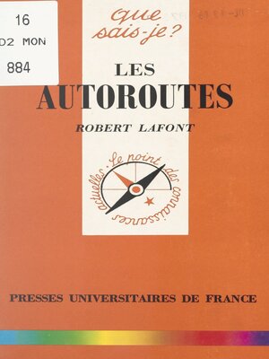 cover image of Les autoroutes